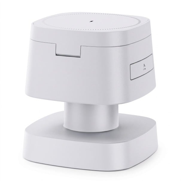 Svietiaci magnetický bezdrôtový nabíjací stojan pre iPhone Apple Watch a AirPods s lampičkou a vysúvacou nabíjačkou hodiniek pre MagSafe biela