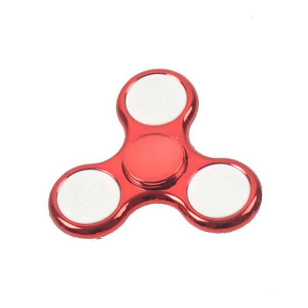 Svíticí fidget spinner E46 červená