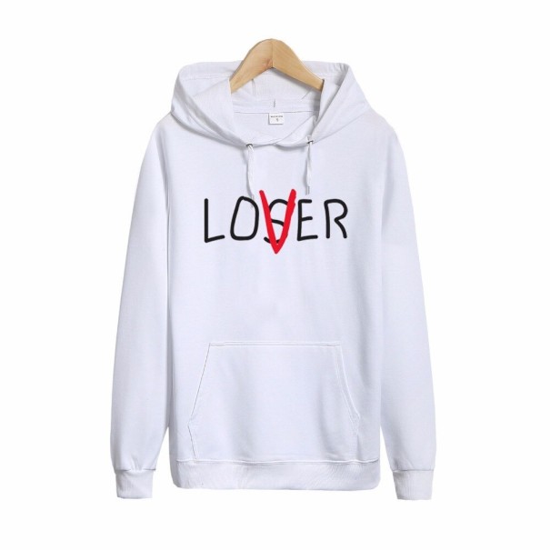 Sweat à capuche pour femme B28 blanc XS