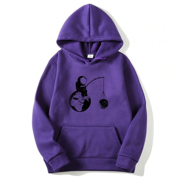 Sweat à capuche pour homme avec astronaute M 15