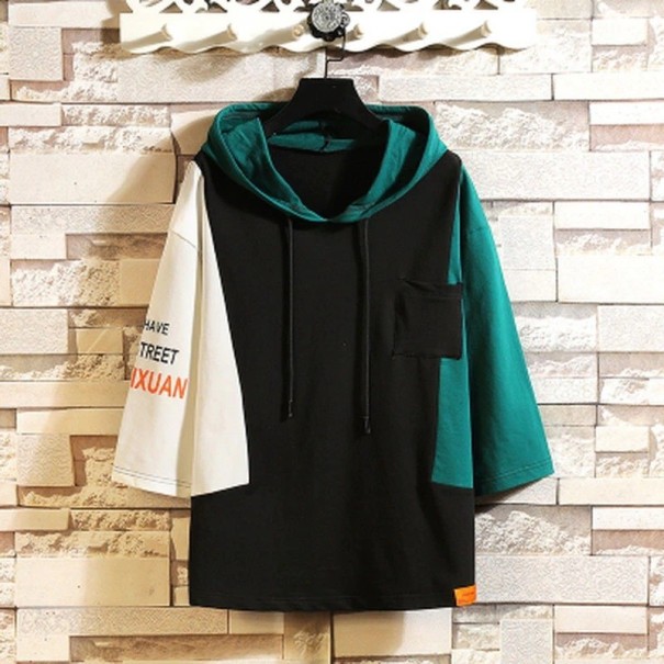 Sweat à capuche pour homme F157 noir XL