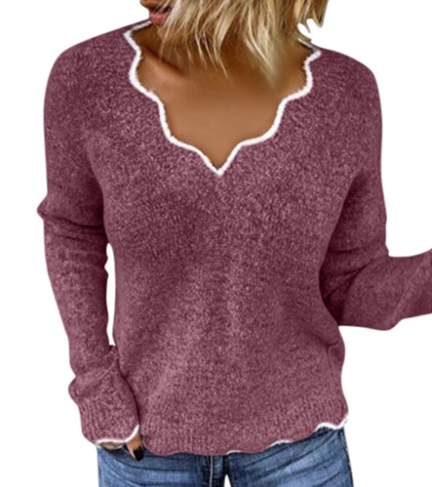 Sweater Feminino A2376 roxo L