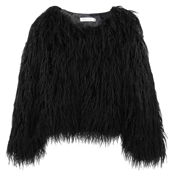 Sweater feminino peludo preto XL