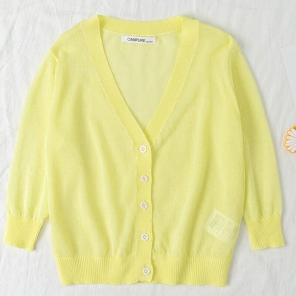 Sweater Infantil L670 amarelo 18-24 meses
