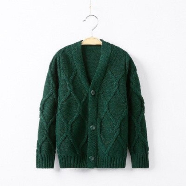 Sweater para Rapaz L979 verde escuro 5