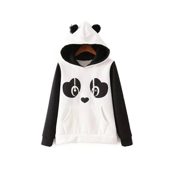 Sweatshirt feminina com motivo de panda M