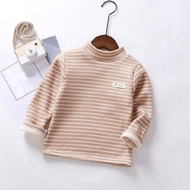 Sweatshirt infantil de mangas longas bege 6