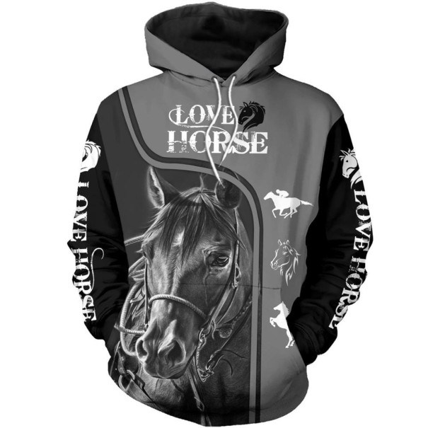 Sweatshirt Masculina Cavalo S 1