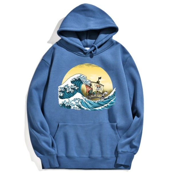 Sweatshirt Masculina com Impressão de Barco safira M