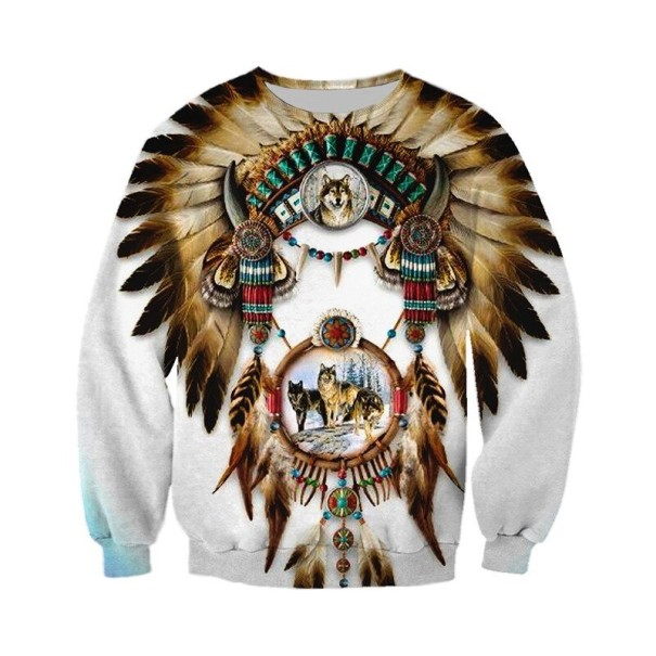 Sweatshirt masculina lobos F105 M