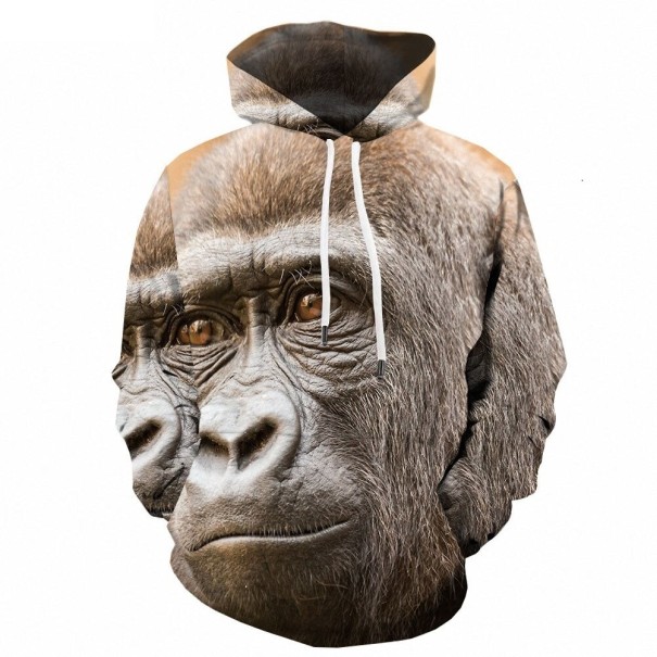 Sweatshirt med 3D-print F155 4XL 6