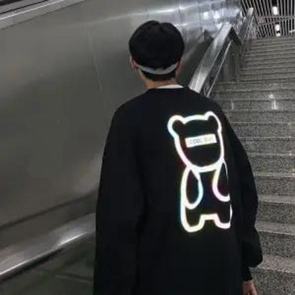 Sweatshirt Reflexiva preto L