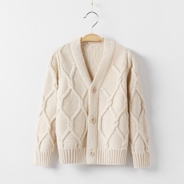 Sweter chłopięcy L979 beżowy 8