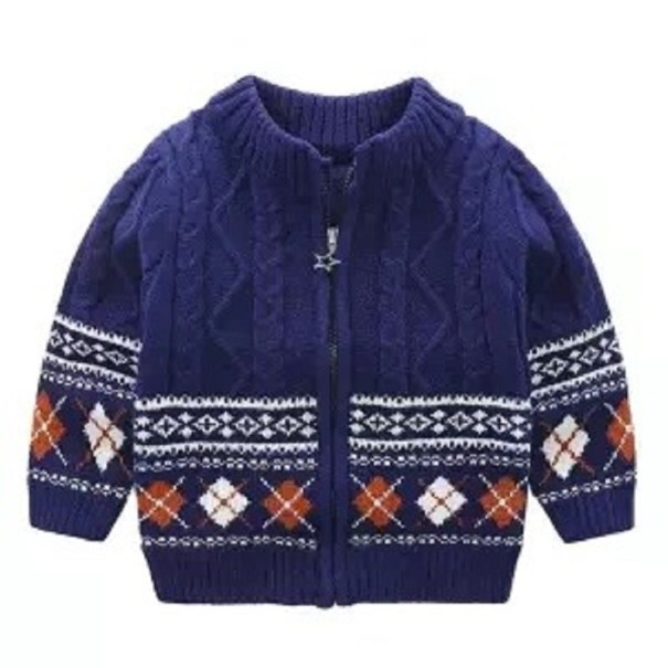 Sweter chłopięcy L982 ciemnoniebieski 5