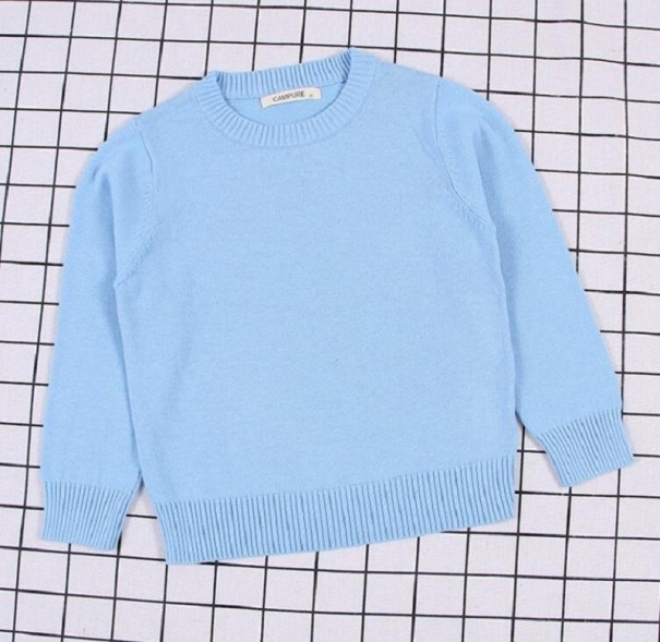 Sweter dziecięcy L623 jasnoniebieski 4