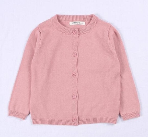 Sweter dziewczęcy L645 różowy 3