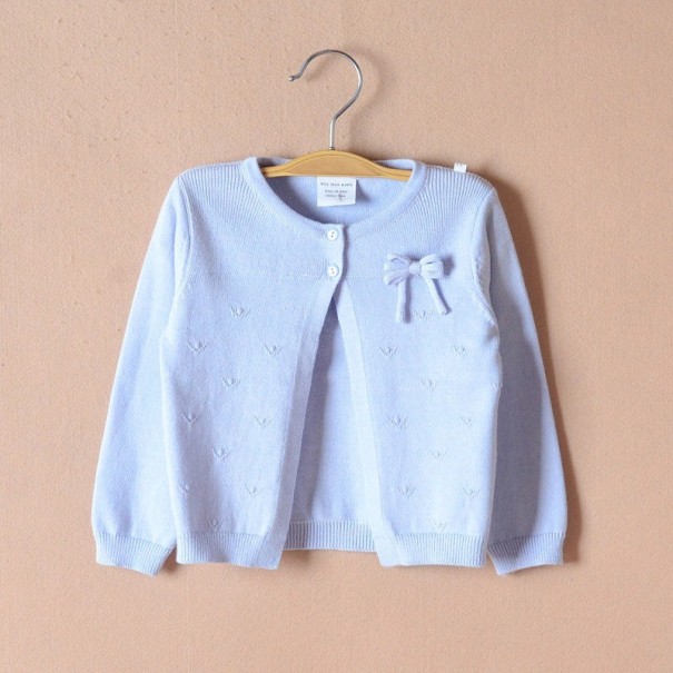 Sweter dziewczęcy L657 jasnoniebieski 6