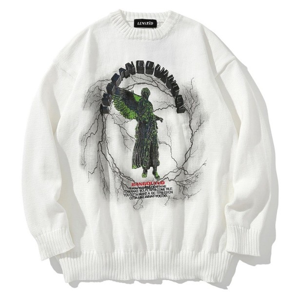 Sweter męski Anioł biały L