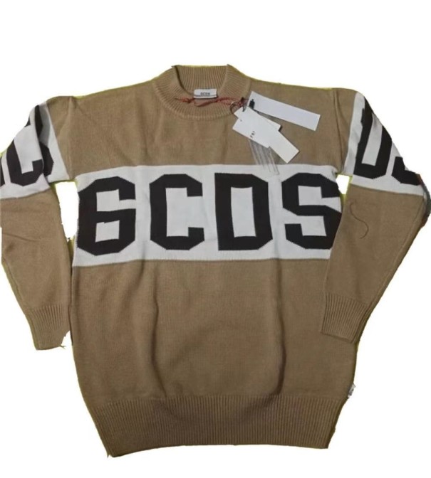 Sweter męski F268 jasny brąz M