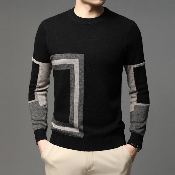 Sweter męski ze wzorem F232 XS 1