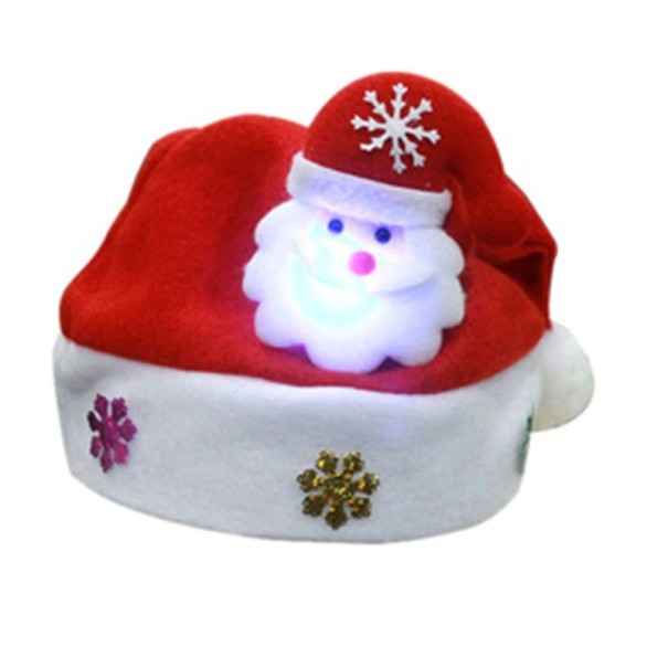Świąteczna czapka dziecięca LED 3