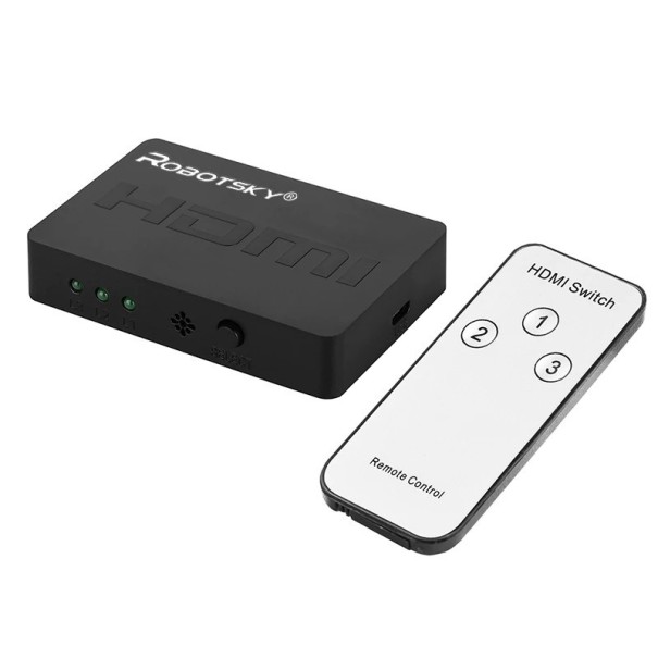 Switch HDMI 3:1 con telecomando A3001 1