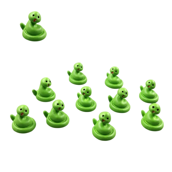 Συλλογή 10 τεμ mini φιγούρων φιδιών Διακοσμητικά από ρητίνη για το σπίτι ράφι βιτρίνα τραπέζι ή δημιουργική διακόσμηση 1