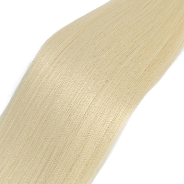 Syntetické zväzky vlasov 70 cm rovné vlasy na predlžovanie vlasov tepelne odolné do 150 °C na styling a úpravu účesov 6