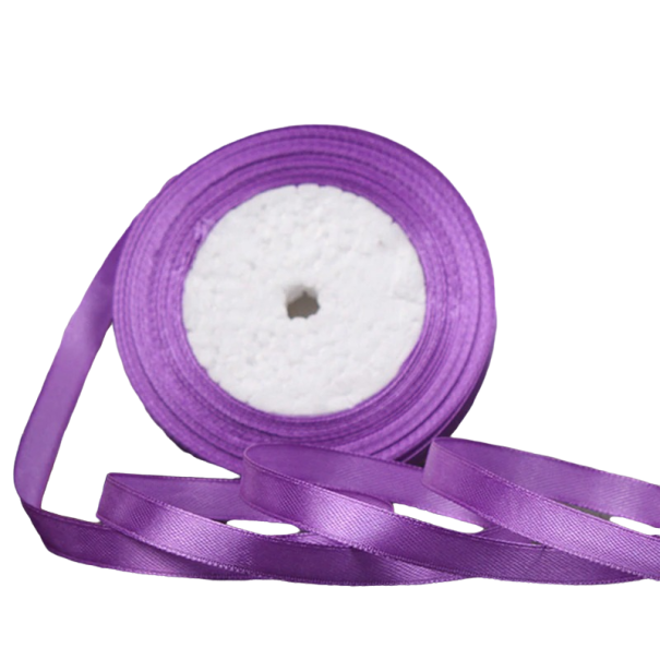 Szatén szalag 38 mm / 22 m lila
