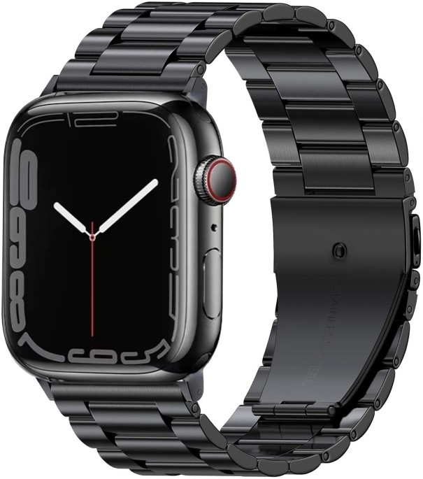 Szíj Apple Watch Series 7-hez 41 mm fekete