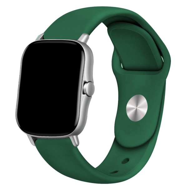Szilikon szíj Amazfit GTS 2 / 2e / 2 mini-hez sötétzöld