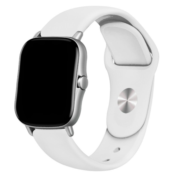 Szilikon szíj Amazfit GTS 3-hoz fehér