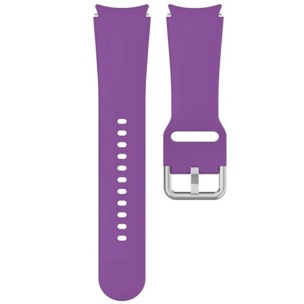Szilikon szíj Samsung Galaxy Watch 4 44mm T856 telefonhoz lila