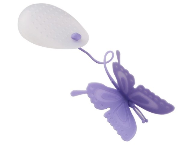 Szilikon szűrő tea - pillangóhoz világos lila
