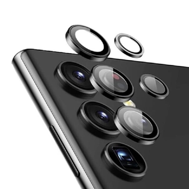 Szkło ochronne do aparatu do Samsung Galaxy S22 Ultra czarny