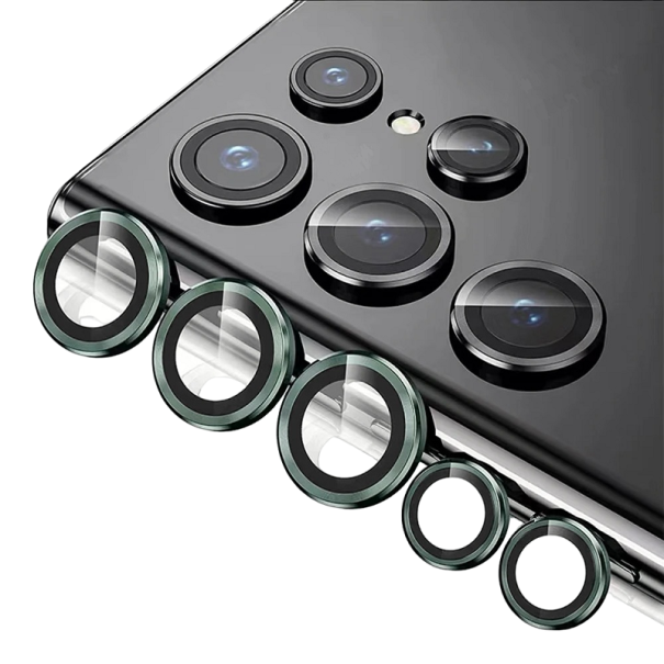 Szkło ochronne na obiektyw aparatu Samsung Galaxy S23 Plus zielony