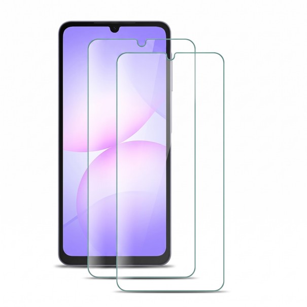Szkło ochronne Samsung Galaxy A07 5G Twardość 9H 3 szt Odporne szkło hartowane 0,33 mm 2,5D HD Przezroczyste Kompatybilne z etui Ochrona wyświetlacza 1