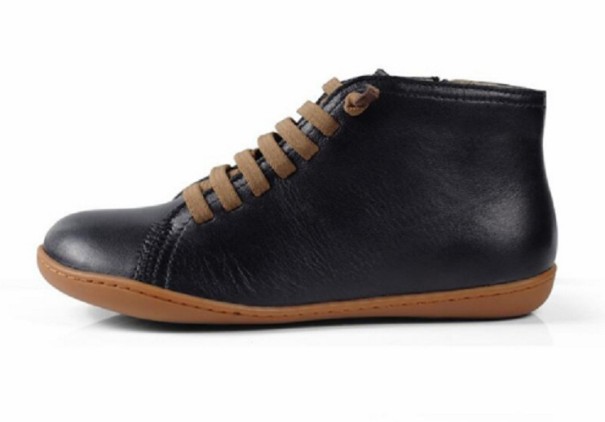 Sznurowane botki damskie czarny 40