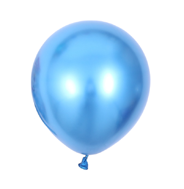 Születésnapi lufi 25 cm 10 db kék