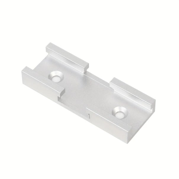 T-Nut-Profil für T-Schrauben 80x30 mm Aluminiumlegierung Montageschiene zur Erstellung von Führungsschienen und zur Befestigung silbern