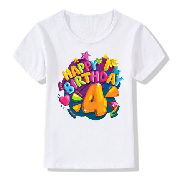 T-shirt d'anniversaire pour enfants B1576 9 C