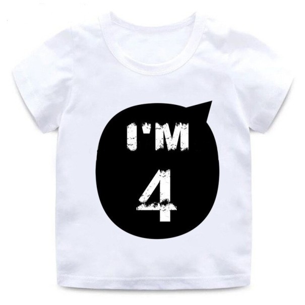T-shirt d'anniversaire pour enfants B1591 6 D