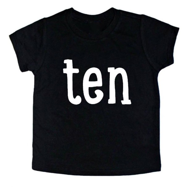 T-shirt d'anniversaire pour enfants B1629 6 I