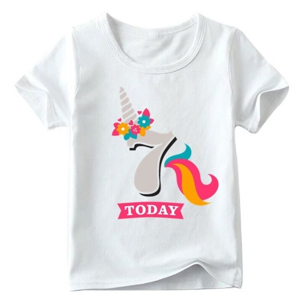 T-shirt d'anniversaire pour fille B1522 3 G