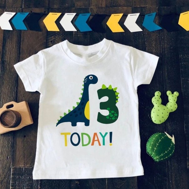 T-shirt d'anniversaire pour garçon B1538 5 D