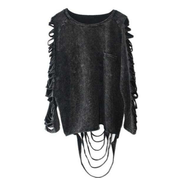 T-shirt da donna con fori A1225 L