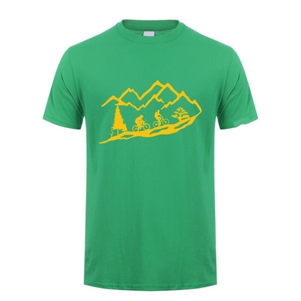 T-shirt da Uomo T2240 verde XXL