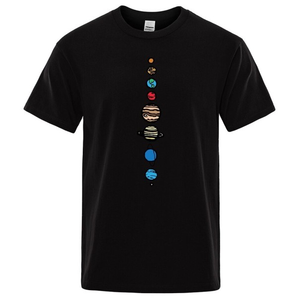 T-shirt da Uomo T2268 nero XS