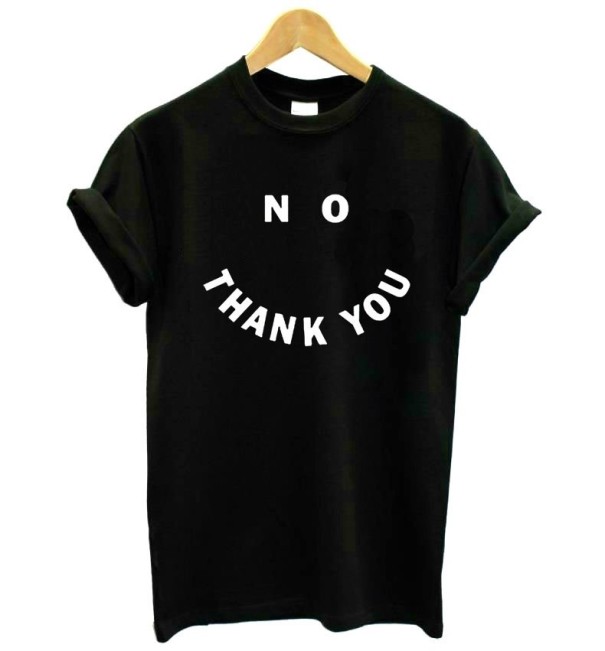 T-shirt dam med roligt tryck B144 svart L