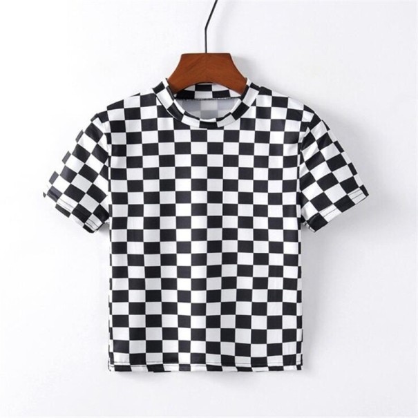 T-shirt dam med tryck A997 XS 8